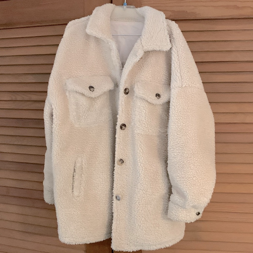 Light beige Teddy jacket
